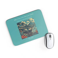 Thumbnail for VINTAGE G4405 - The Volcano Beach Strip - Designed Mouse Pads design on turquoise rectangle
