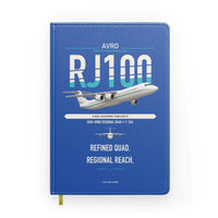 Thumbnail for Avro RJ100 design on blue notebook