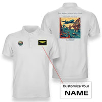 Thumbnail for VINTAGE G4482 - The Bridge Inspection Pass - Double-Side Polo T-Shirt design on white+name