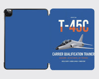 Thumbnail for T-45C Goshawk design on blue ipad tablet case
