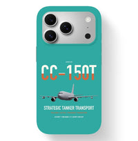 Thumbnail for Airbus CC-150T Polaris design on turquoise magsafe iphone case, for iPhone 17 Pro