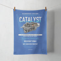 Thumbnail for CATALYST design on blue towel