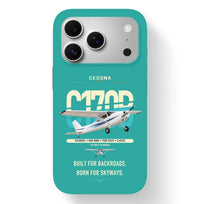 Thumbnail for Cessna 170B design on turquoise magsafe iphone case, for iPhone 17 Pro