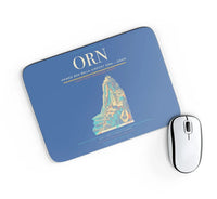 Thumbnail for Ahmed Ben Bella Airport (ORN) design on blue rectangle mouse pad