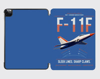 Thumbnail for F-11F Tiger design on blue ipad tablet case