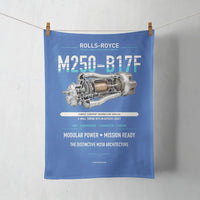 Thumbnail for M250-B17F design on blue towel