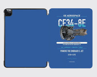 Thumbnail for CF34-8E design on blue ipad tablet case