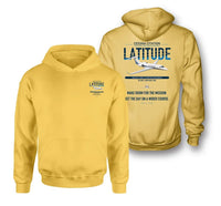 Thumbnail for Cessna Citation Latitude design on yellow double-side hoodie, double-side print