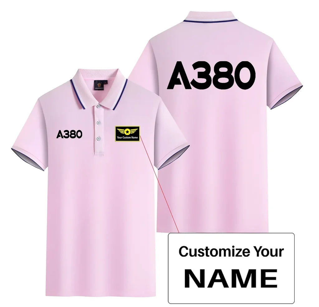 Customisable Airbus A380 Polo Shirt - view 15