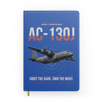 Thumbnail for AC-130J Ghostrider design on blue notebook