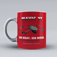 Thumbnail for Mavic 3 Thermal Mug design on red dji