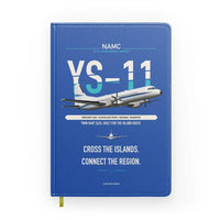 Thumbnail for NAMC YS-11A design on blue notebook