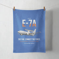 Thumbnail for E-7A Wedgetail design on blue towel