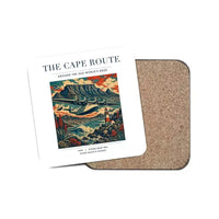 Thumbnail for The Cape Route - Designed Coasters design on white 1-piece