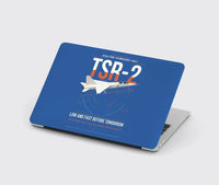 Thumbnail for BAC TSR-2 design on blue MacBook case