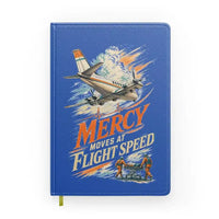 Thumbnail for Mercy Moves At Flight Speed design on blue notebook