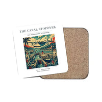 Thumbnail for The Canal Stopover - Designed Coasters design on white 1-piece