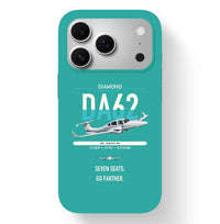 Thumbnail for Diamond DA62 design on turquoise magsafe iphone case, for iPhone 17 Pro