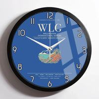 Thumbnail for Wellington International Airport WLG Wall-Clock Framed - Blue