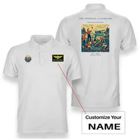 Thumbnail for VINTAGE G4366 - The Tidepool Classroom - Double-Side Polo T-Shirt design on white+name