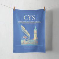 Thumbnail for Cheyenne Regional Airport (CYS) design on blue towel
