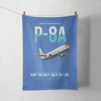 Thumbnail for P-8A Poseidon design on blue towel
