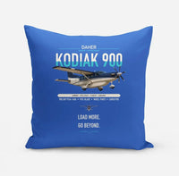 Thumbnail for Daher Kodiak 900 design on blue pillow