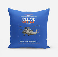 Thumbnail for Kaman SH-2F Seasprite design on blue pillow