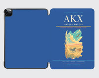 Thumbnail for Aktobe Airport (AKX) design on blue ipad tablet case
