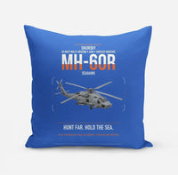 Thumbnail for Sikorsky MH-60R Seahawk design on blue pillow