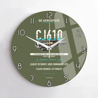 Thumbnail for CJ610 design on green army no frame wall clock