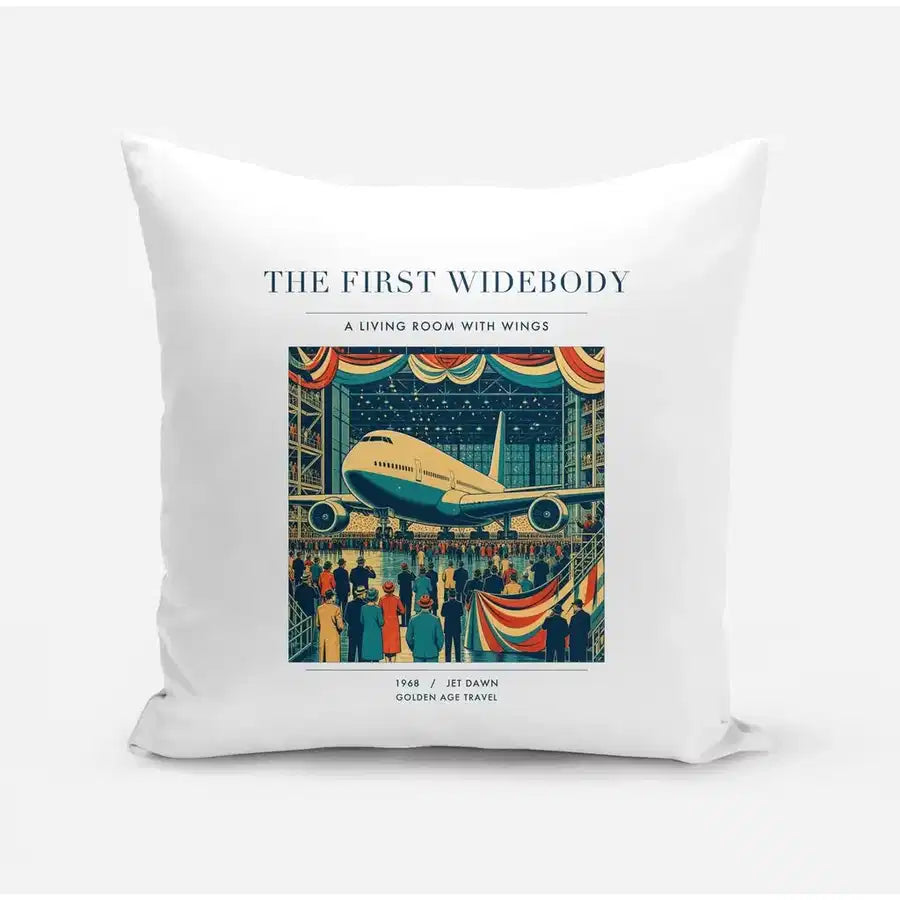 VINTAGE G4134 - The First Widebody - Designed Pillows design on white