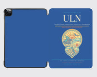 Thumbnail for Chinggis Khaan International Airport (ULN) design on blue ipad tablet case