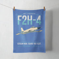 Thumbnail for F2H-4 Banshee design on blue towel