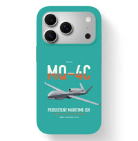 Thumbnail for MQ-4C Triton IFC-4 design on turquoise magsafe iphone case, for iPhone 17 Pro