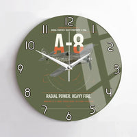 Thumbnail for Focke-Wulf Fw 190A-8 design on green army no frame wall clock