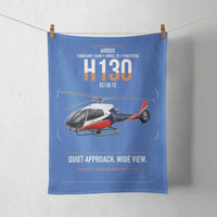 Thumbnail for Airbus H130 design on blue towel
