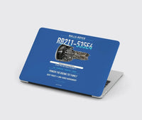 Thumbnail for RB211-535E4 design on blue MacBook case