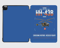Thumbnail for Kaman HH-43B Huskie design on blue ipad tablet case