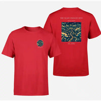 Thumbnail for VINTAGE G4133 - The Night Freight Jets - Double-Side T-Shirt design on red double side t shirt