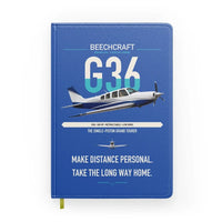 Thumbnail for Beechcraft Bonanza G36 design on blue notebook
