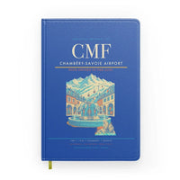 Thumbnail for Chambéry-Savoie Airport (CMF) design on blue notebook
