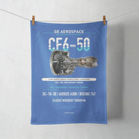 Thumbnail for CF6-50 design on blue towel