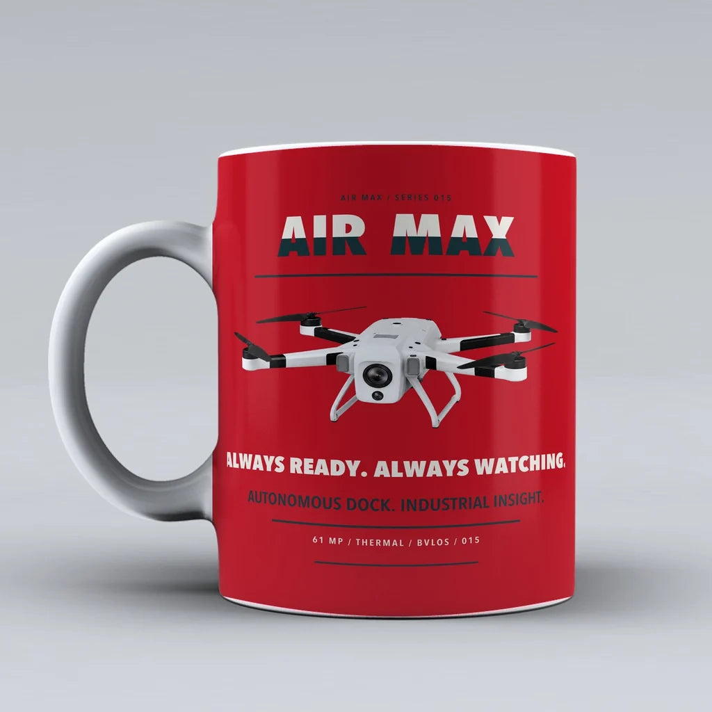 Air Max Mug design on red percepto