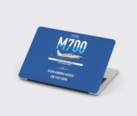 Thumbnail for Piper M700 Fury design on blue MacBook case