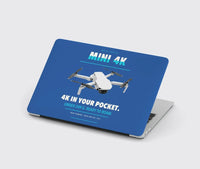 Thumbnail for DJI Mini 4K design on blue MacBook case