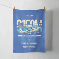 Thumbnail for Cessna 150M design on blue towel