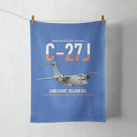 Thumbnail for C-27J Spartan design on blue towel