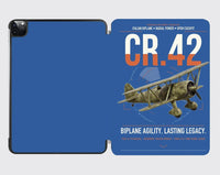 Thumbnail for Fiat CR.42 Falco design on blue ipad tablet case