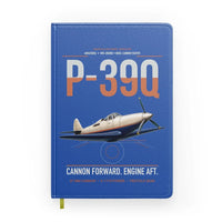 Thumbnail for P-39Q Airacobra design on blue notebook